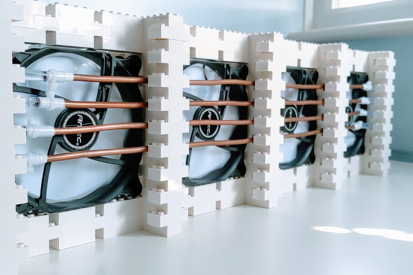 Building an Air Conditioning unit out of Lego